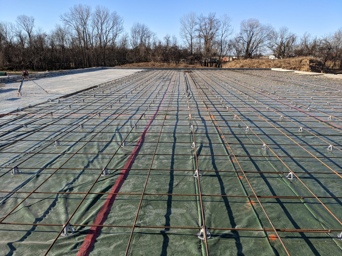concrete flatwork services for distribution centers