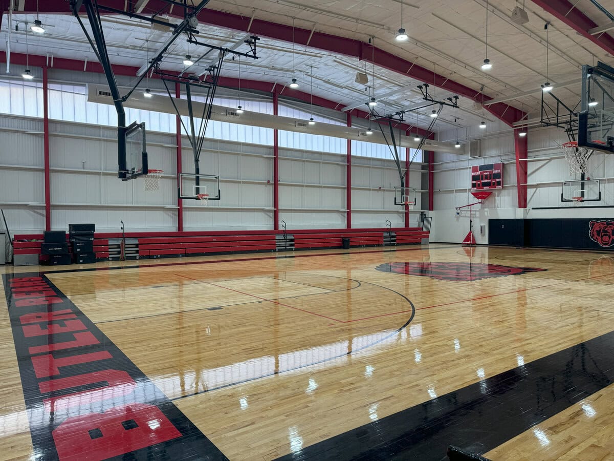 interior of community center featuring a full court gymnasium