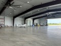 airplane hangar with big ass fans