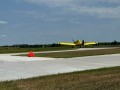 airplane taking off at air port