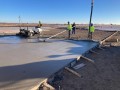 concrete flatwork being completed by our concrete contractors