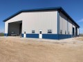 completed pre-engineered metal building project