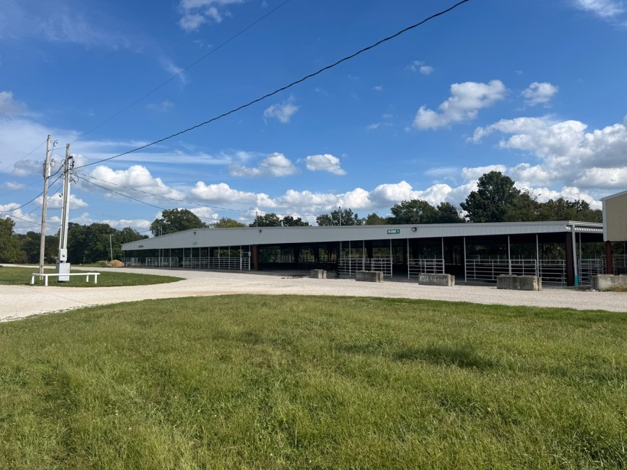 exterior of pre-engineered metal building