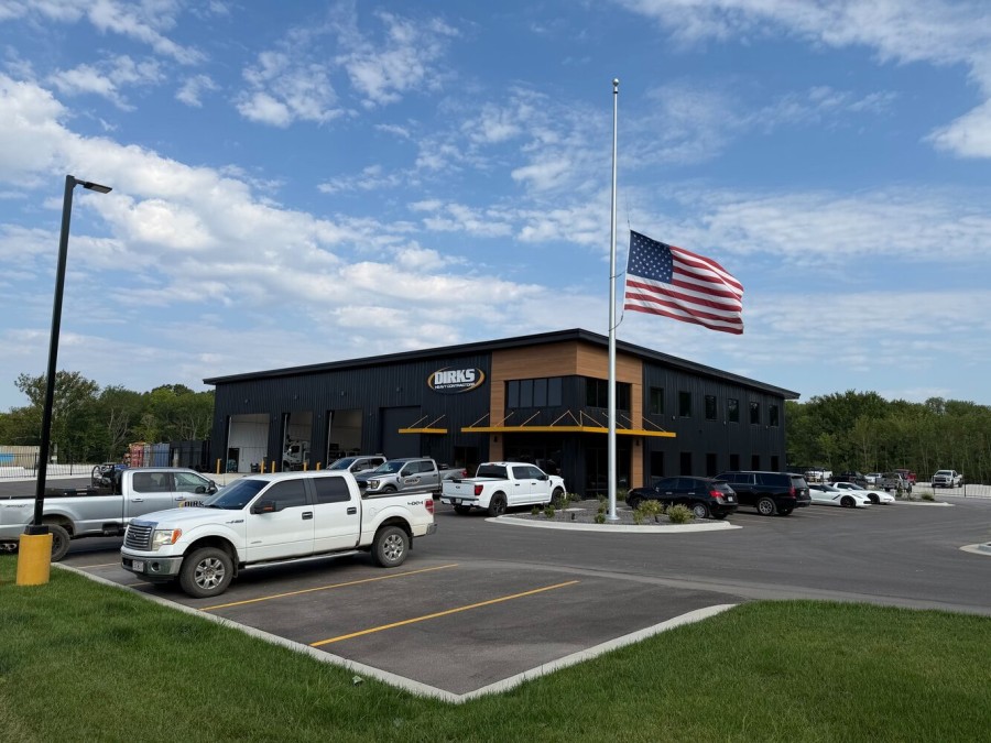 exterior of pre engineered metal building
