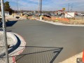 parking lot entry concrete