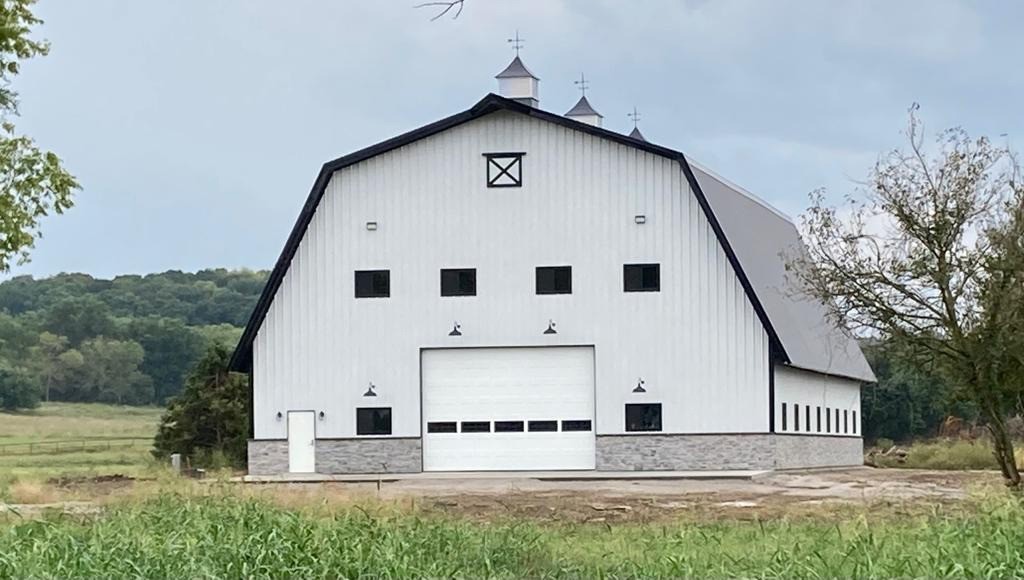 lavender family ranch barn style pre-engineered metal building
