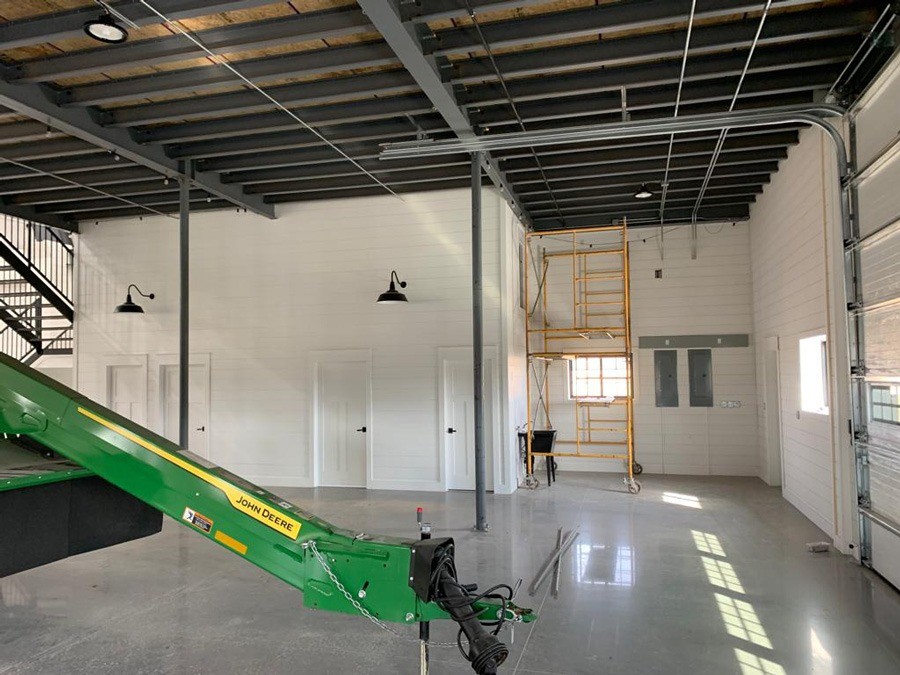 interior of lavender family ranch under construction interior of lavender family ranch under construction