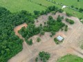 aerial view of construction site