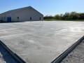 concrete slab poured for school expansion project