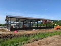 installing roof on pre-engineered metal building