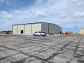 exterior of completed airplane hangar construction project