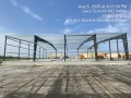airplane hangar steel building frame construction