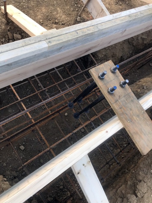 preparing steel column supports