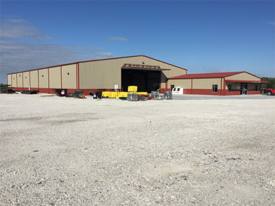 evans pipe and steel pre-engineered building