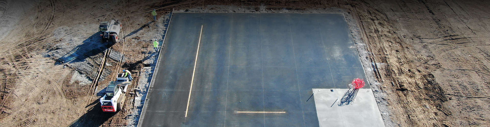 concrete foundation being poured at Butler, MO project