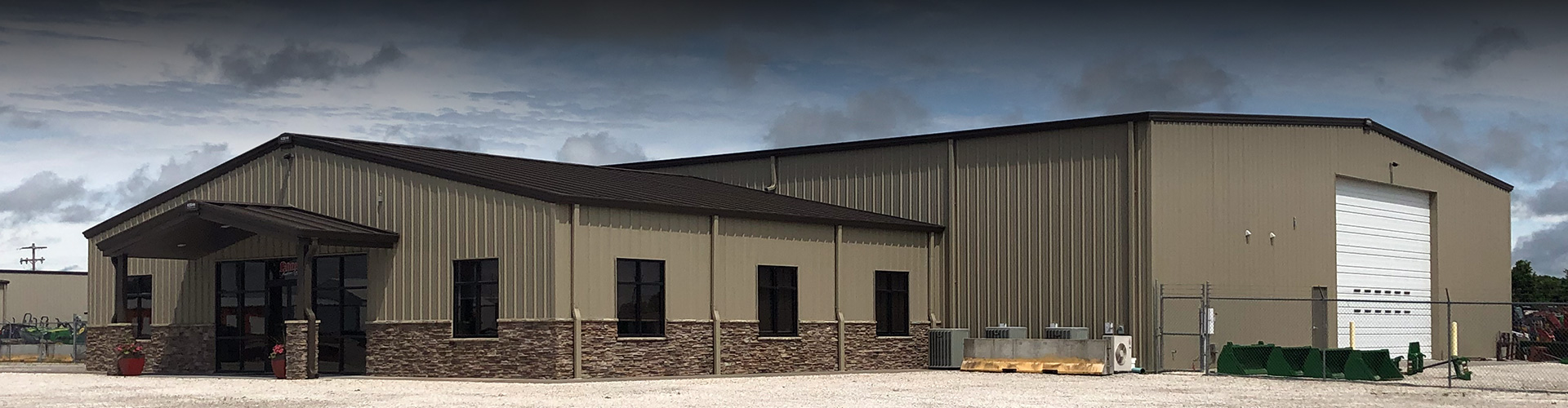 pre-engineered metal building erected in Clinton, MO