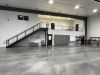 large construction equipment storage garage