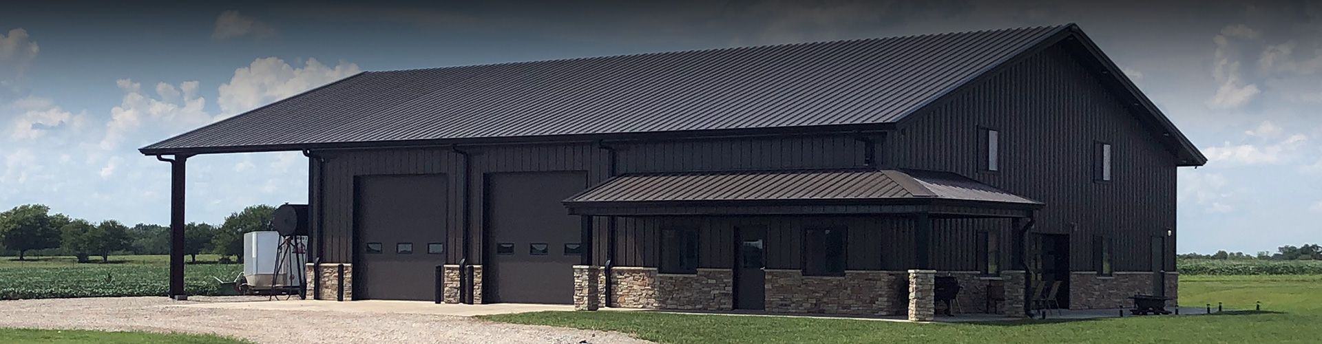 pre-engineered metal building erected by our Rich, Hill, MO team