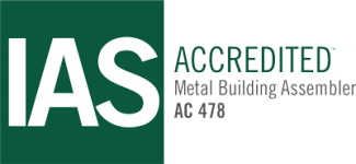 IAS Accredited Metal Building Assembler AC 478 Badge