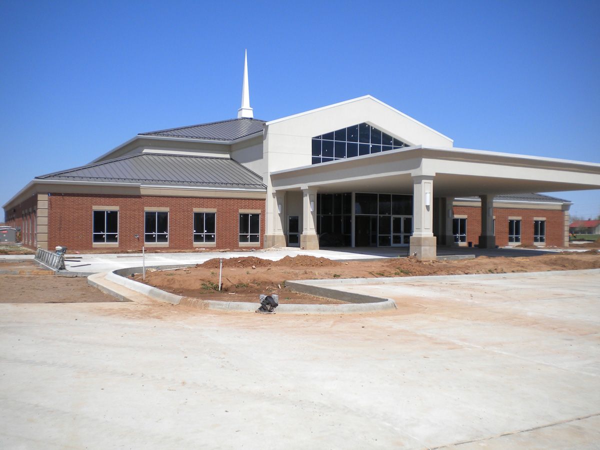 metal church building construction