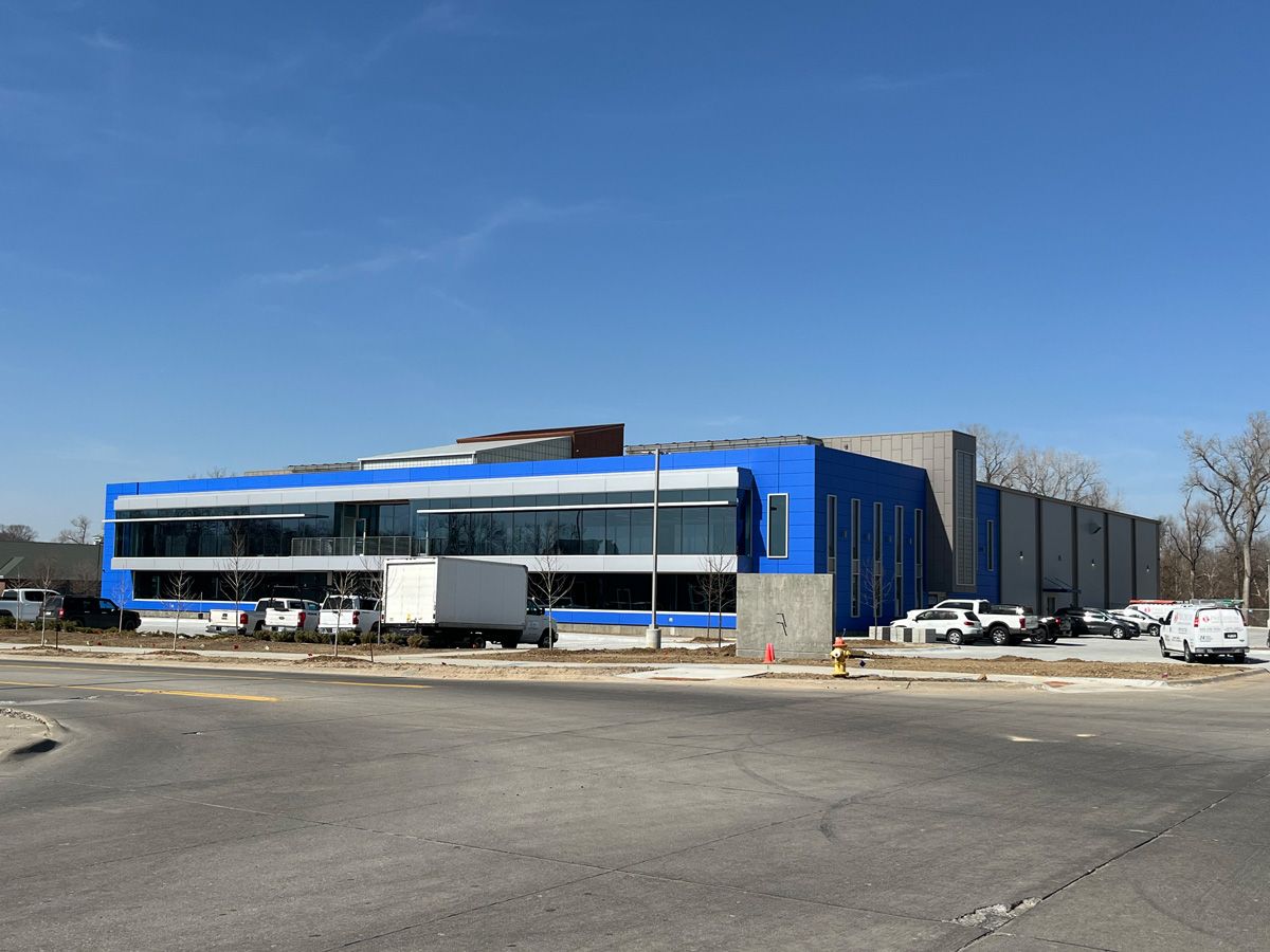 completed commercial office construction project