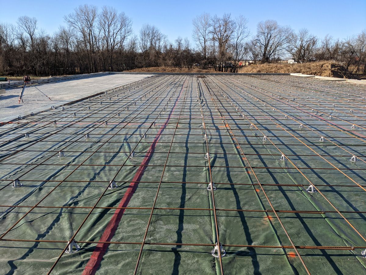 concrete flatwork services for distribution centers