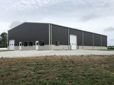 pre-engineered metal building for farm equipment storage