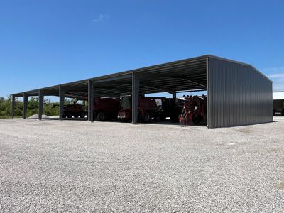 steel storage building for large farm equipment