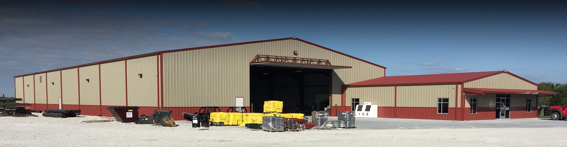 industrial warehouse pre-engineered metal building